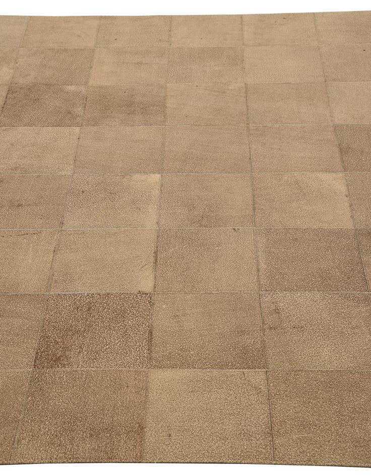 Detail image of 5' 1 x 8' Cowhide Leather Rug