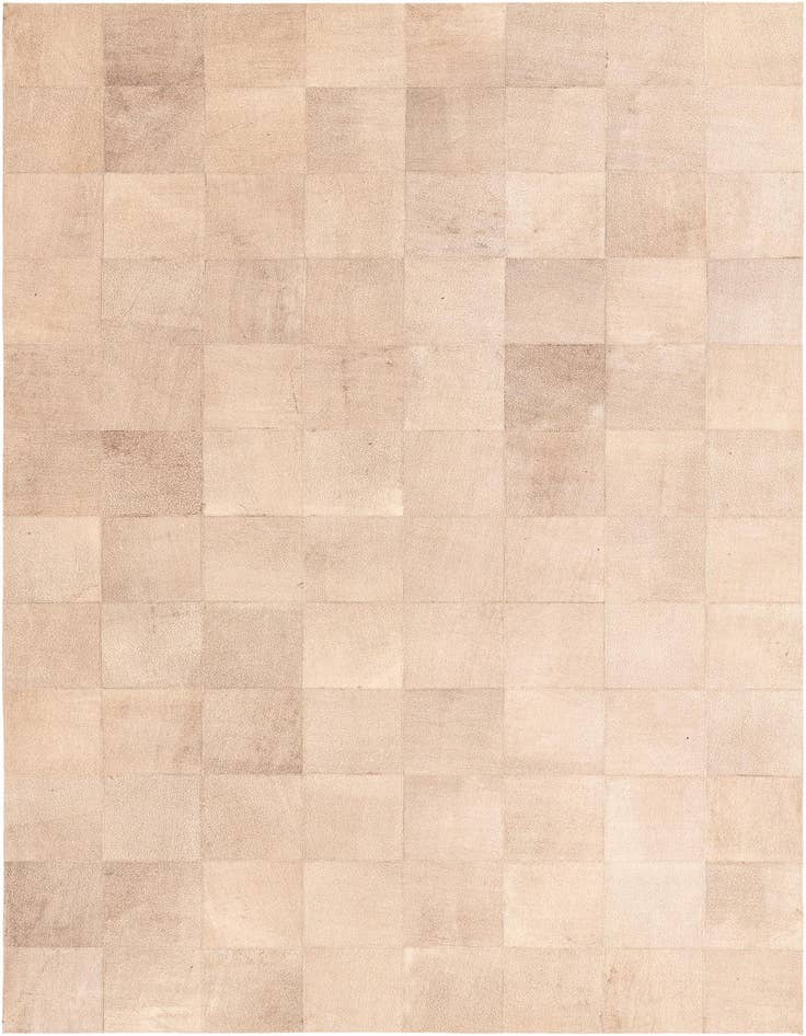 Detail image of 5' 1 x 8' Cowhide Leather Rug