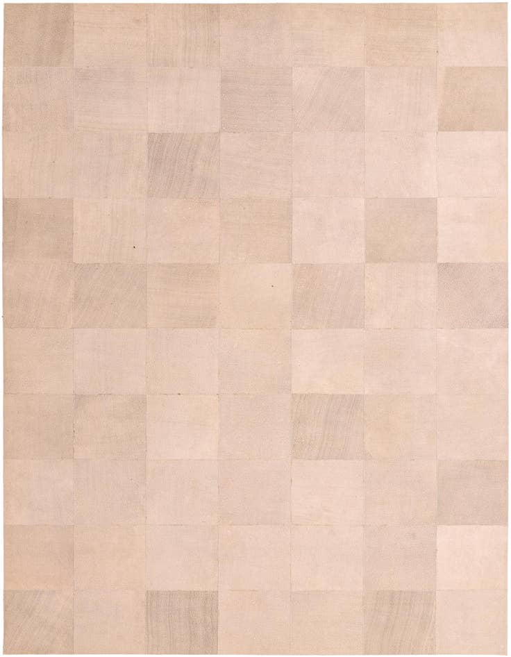 Detail image of 6' 7 x 9' 8 Cowhide Leather Rug