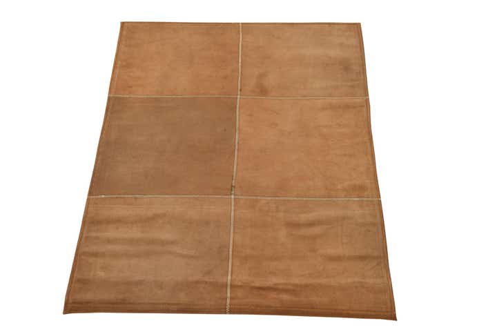 2' x 3' Cowhide Leather Rug
