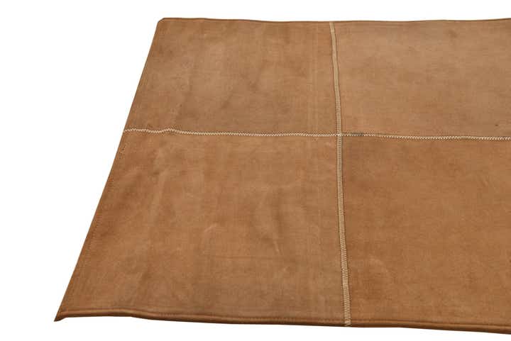 2' x 3' Cowhide Leather Rug