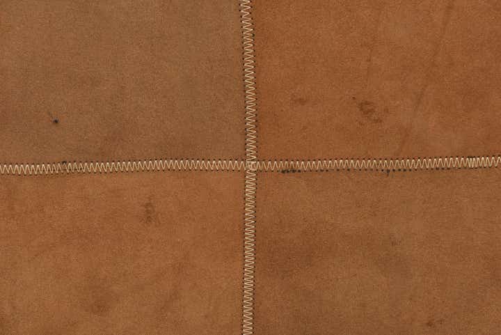 2' x 3' Cowhide Leather Rug