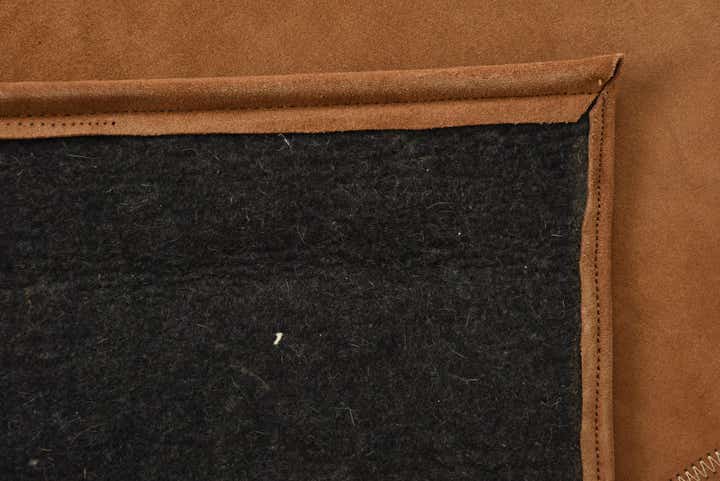 2' x 3' Cowhide Leather Rug