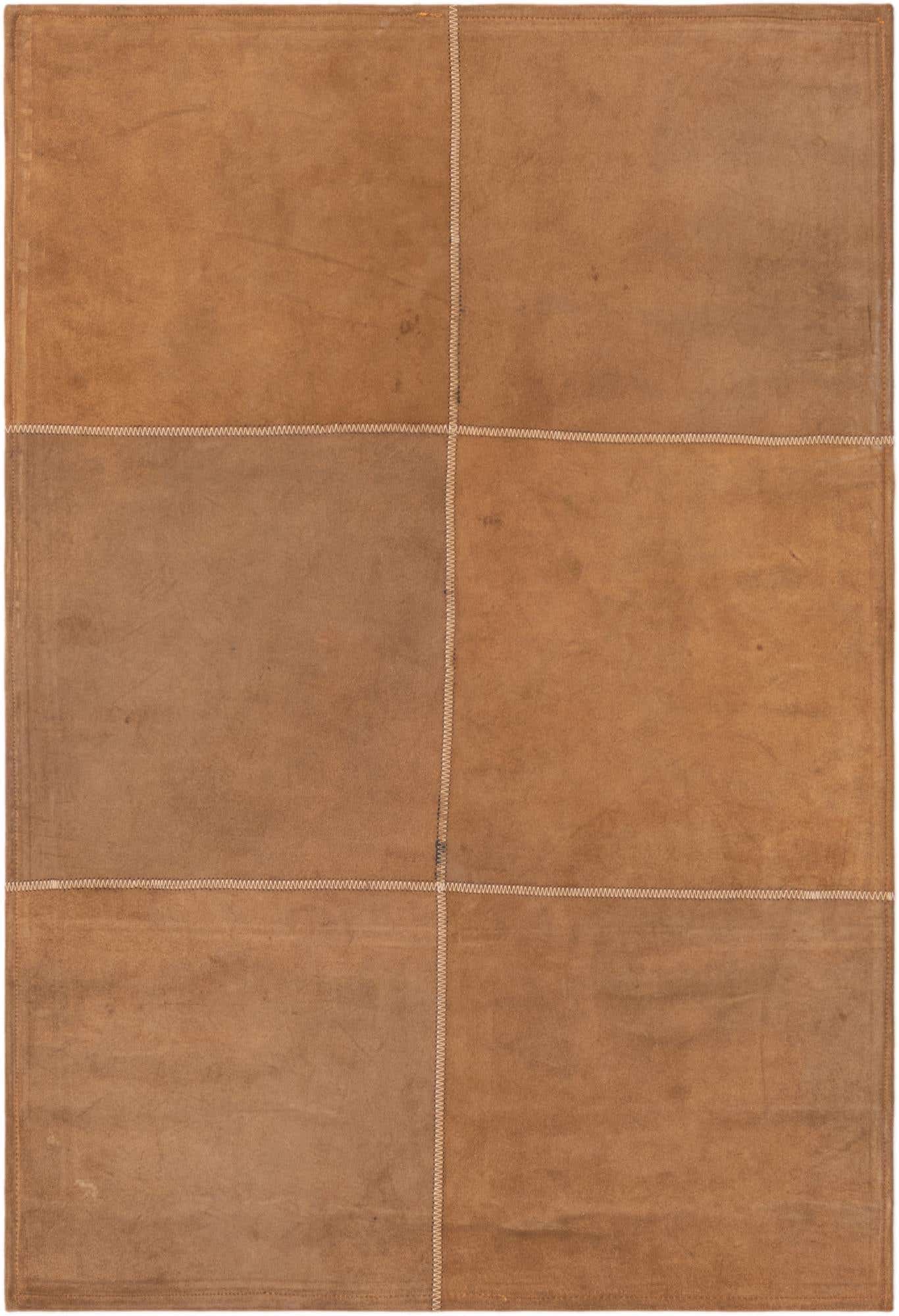 2' x 3' Cowhide Leather Rug