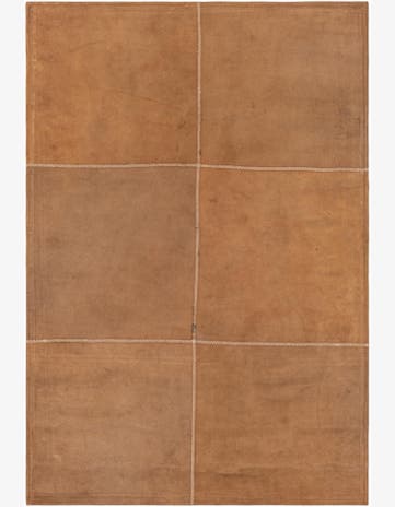 2' x 3' Cowhide Leather Rug