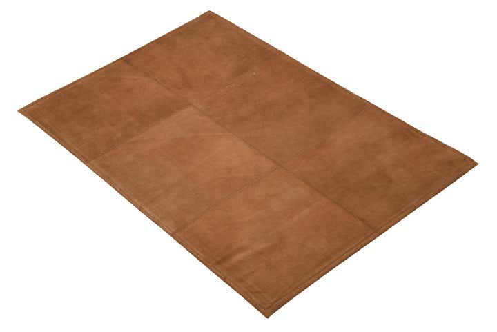 2' x 3' Cowhide Leather Rug