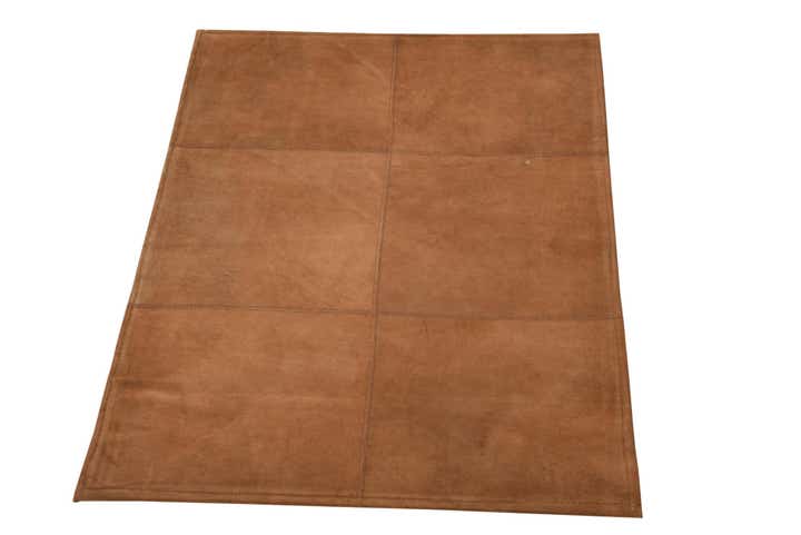 2' x 3' Cowhide Leather Rug