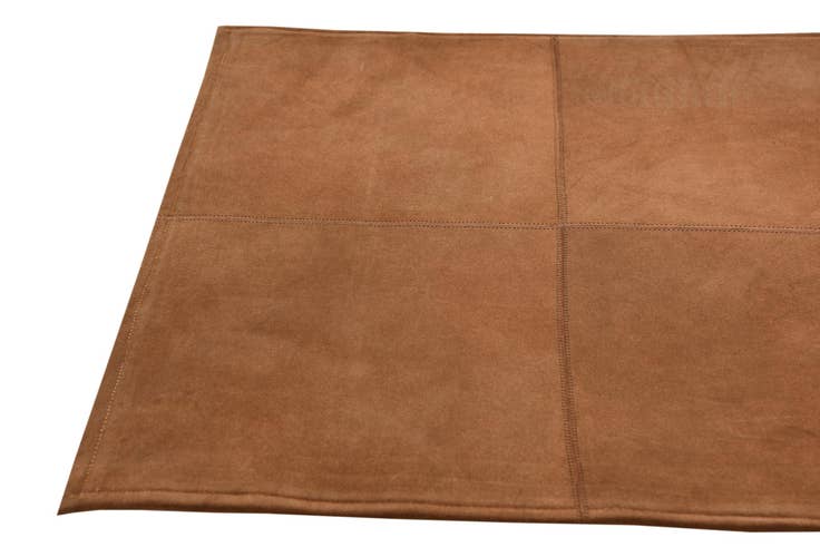 Detail image of 2' x 3' Cowhide Leather Rug