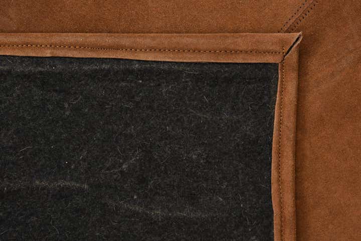 2' x 3' Cowhide Leather Rug