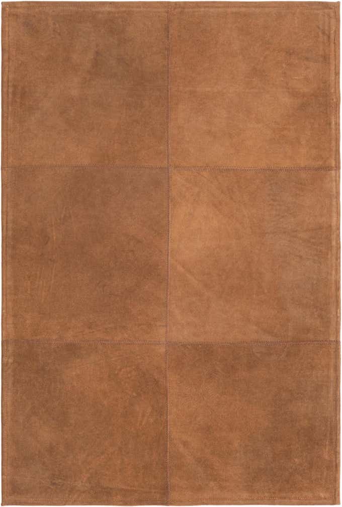 2' x 3' Cowhide Leather Rug