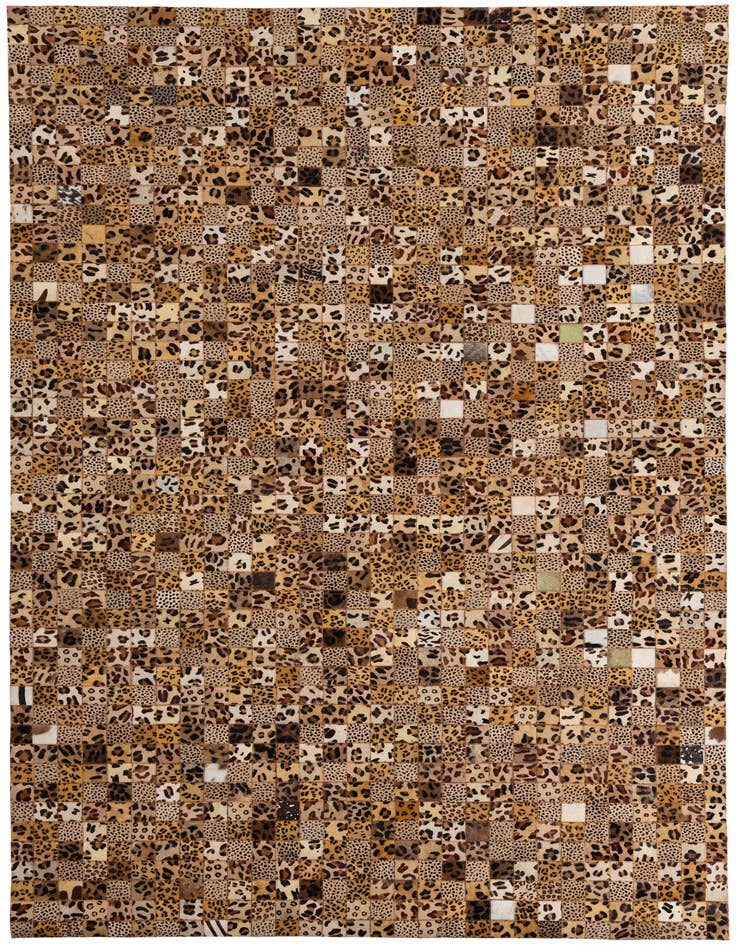 Detail image of 5' x 8' 1 Cowhide Leather Rug
