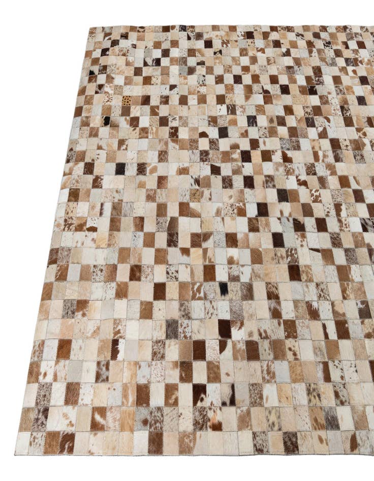 Detail image of 5' x 8' Cowhide Leather Rug