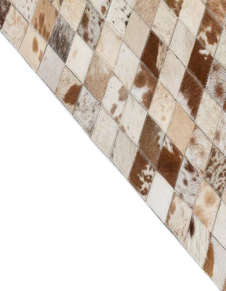 Detail image of 5' x 8' Cowhide Leather Rug