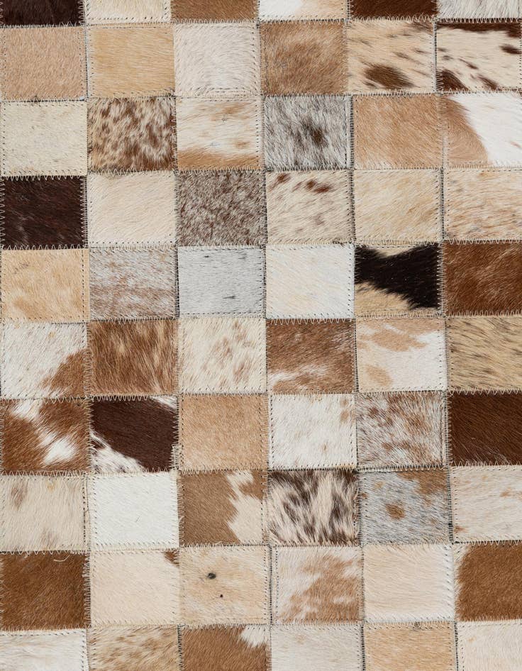 Detail image of 5' x 8' Cowhide Leather Rug