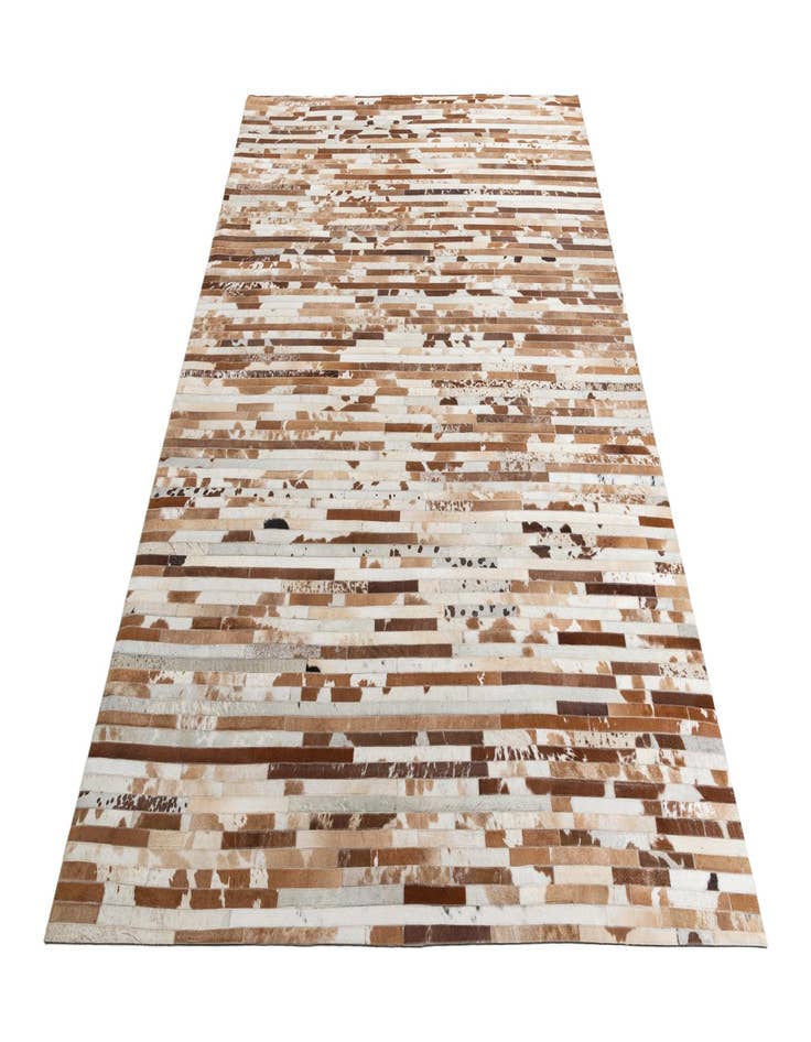 Detail image of 8' 1 x 10' Cowhide Leather Rug