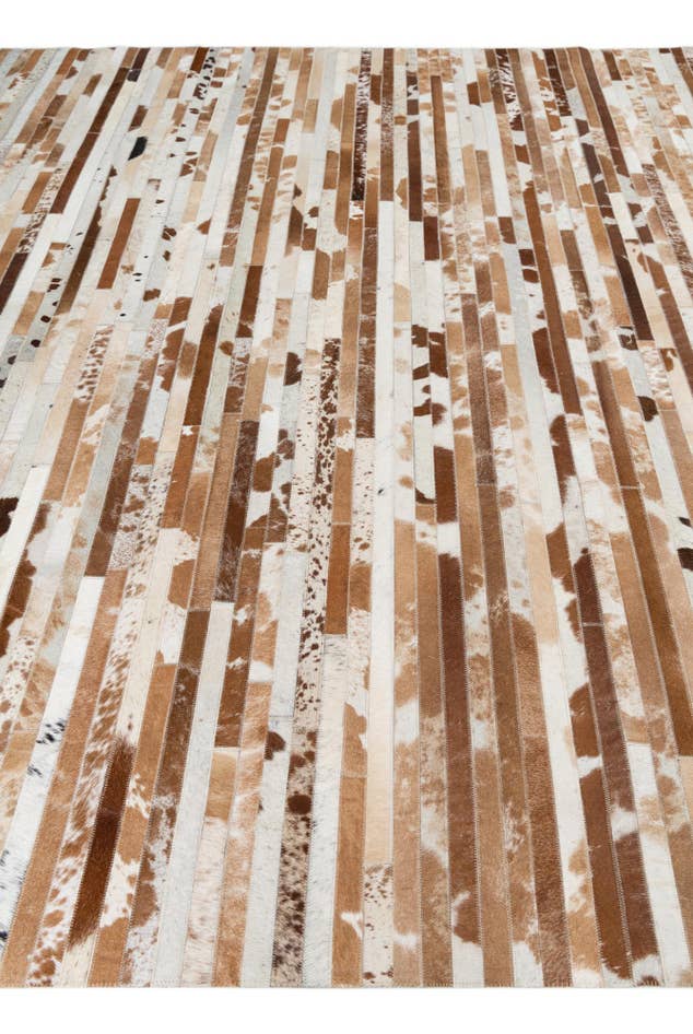 Detailansicht von 245cm x 305cm Cowhide Leather Teppich