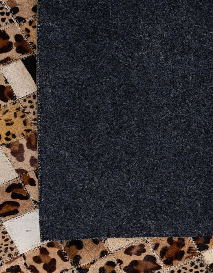 Detail image of 8' x 10' Cowhide Leather Rug