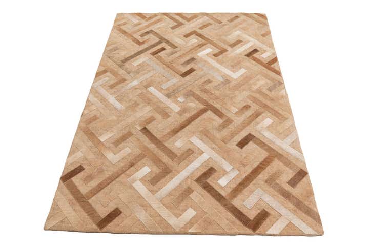 4' x 6' Cowhide Leather Rug