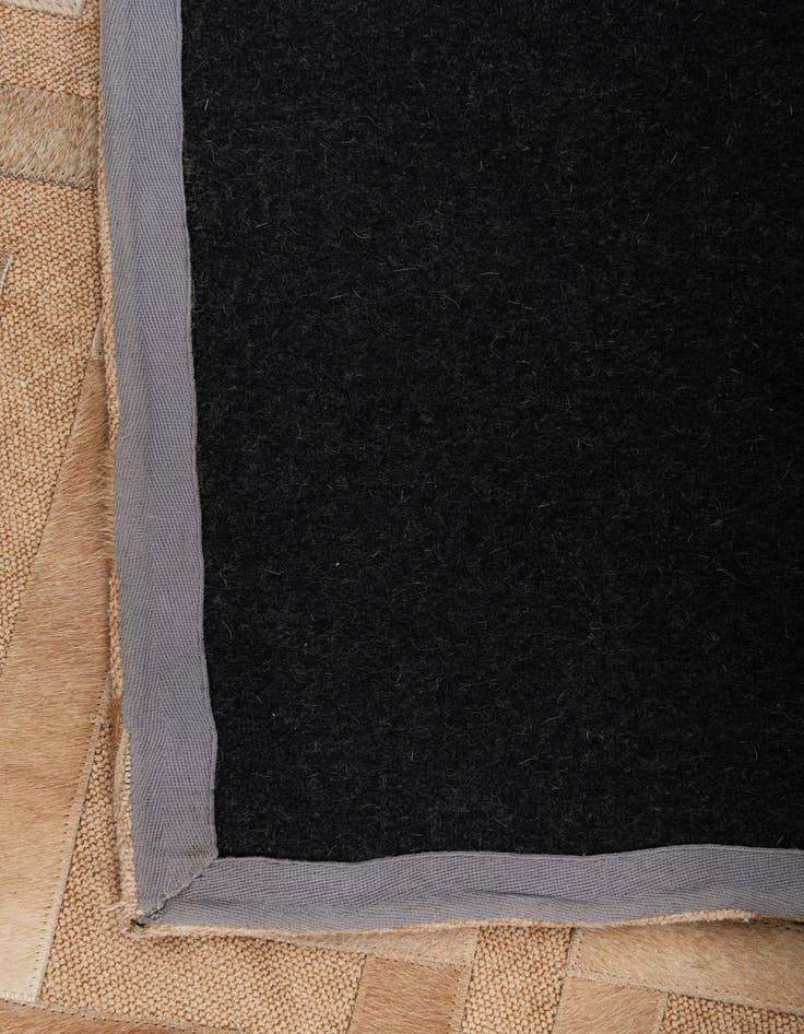 Detail image of 4' x 6' Cowhide Leather Rug