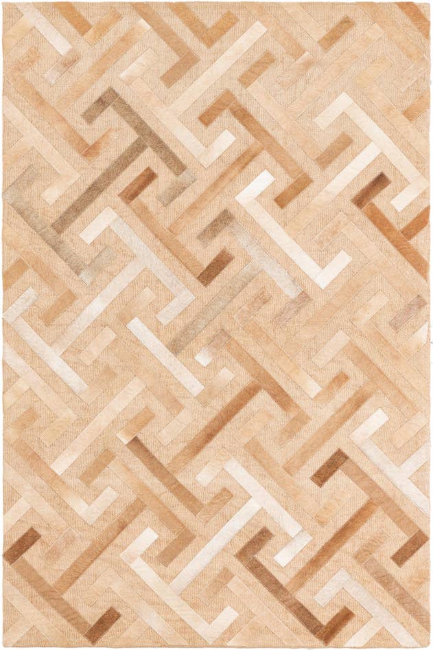 Detail image of 4' x 6' Cowhide Leather Rug