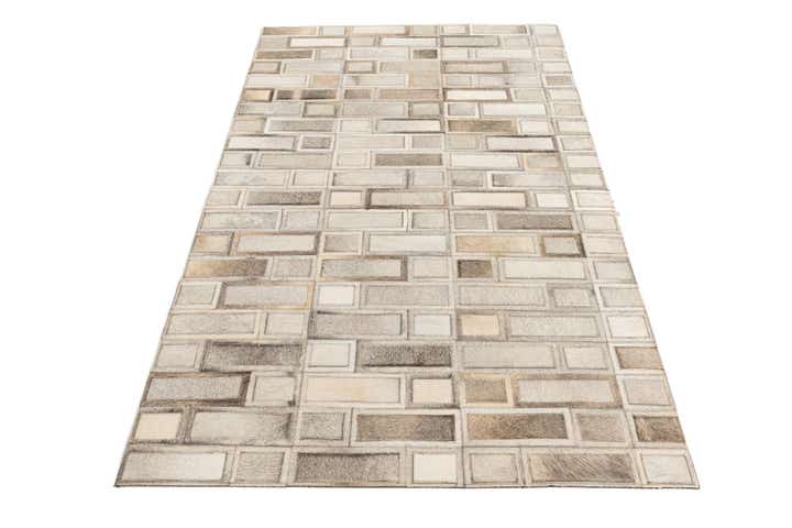 120cm x 185cm Cowhide Leather Alfombra