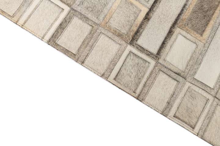 120cm x 185cm Cowhide Leather Alfombra