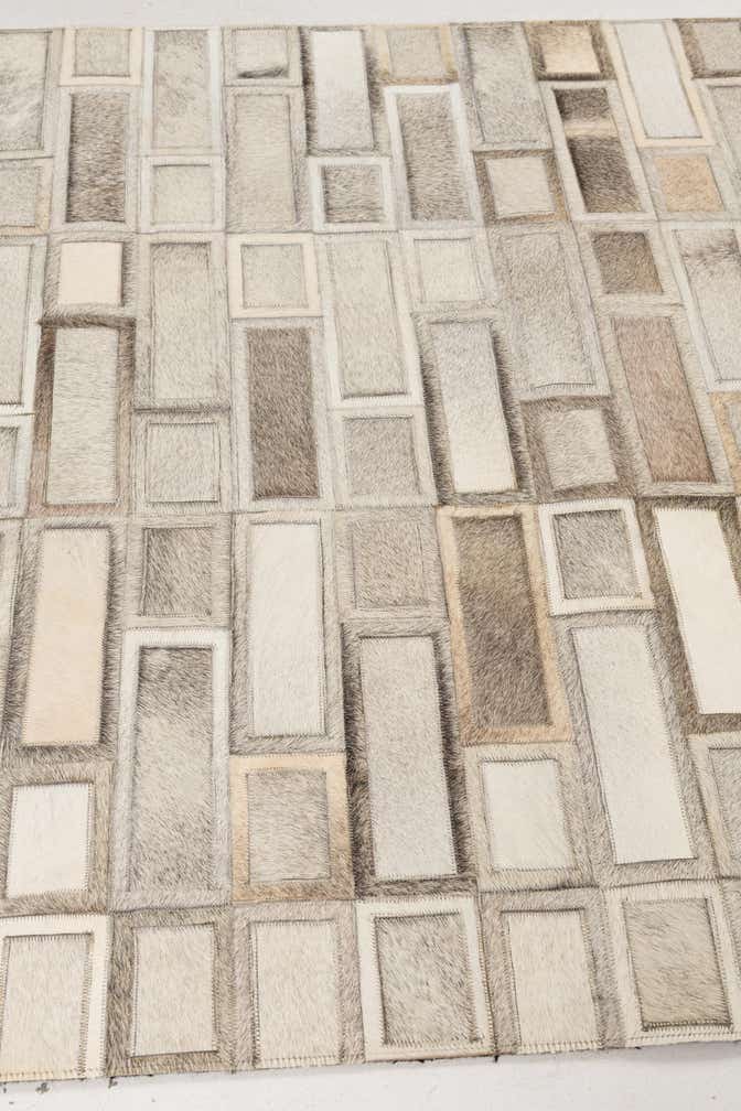120cm x 185cm Cowhide Leather Alfombra