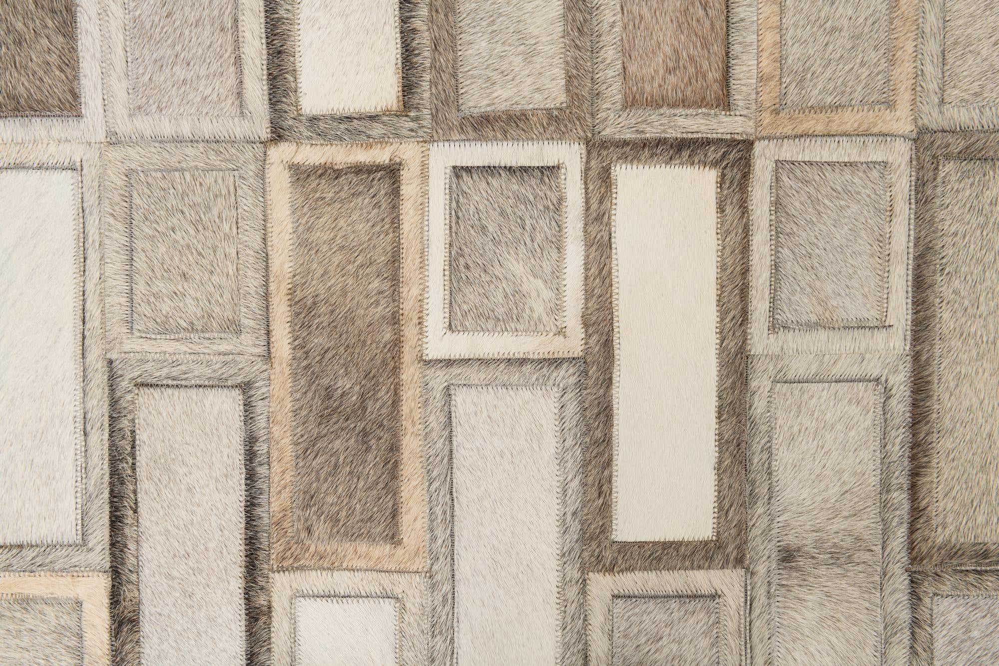 120cm x 185cm Cowhide Leather Alfombra