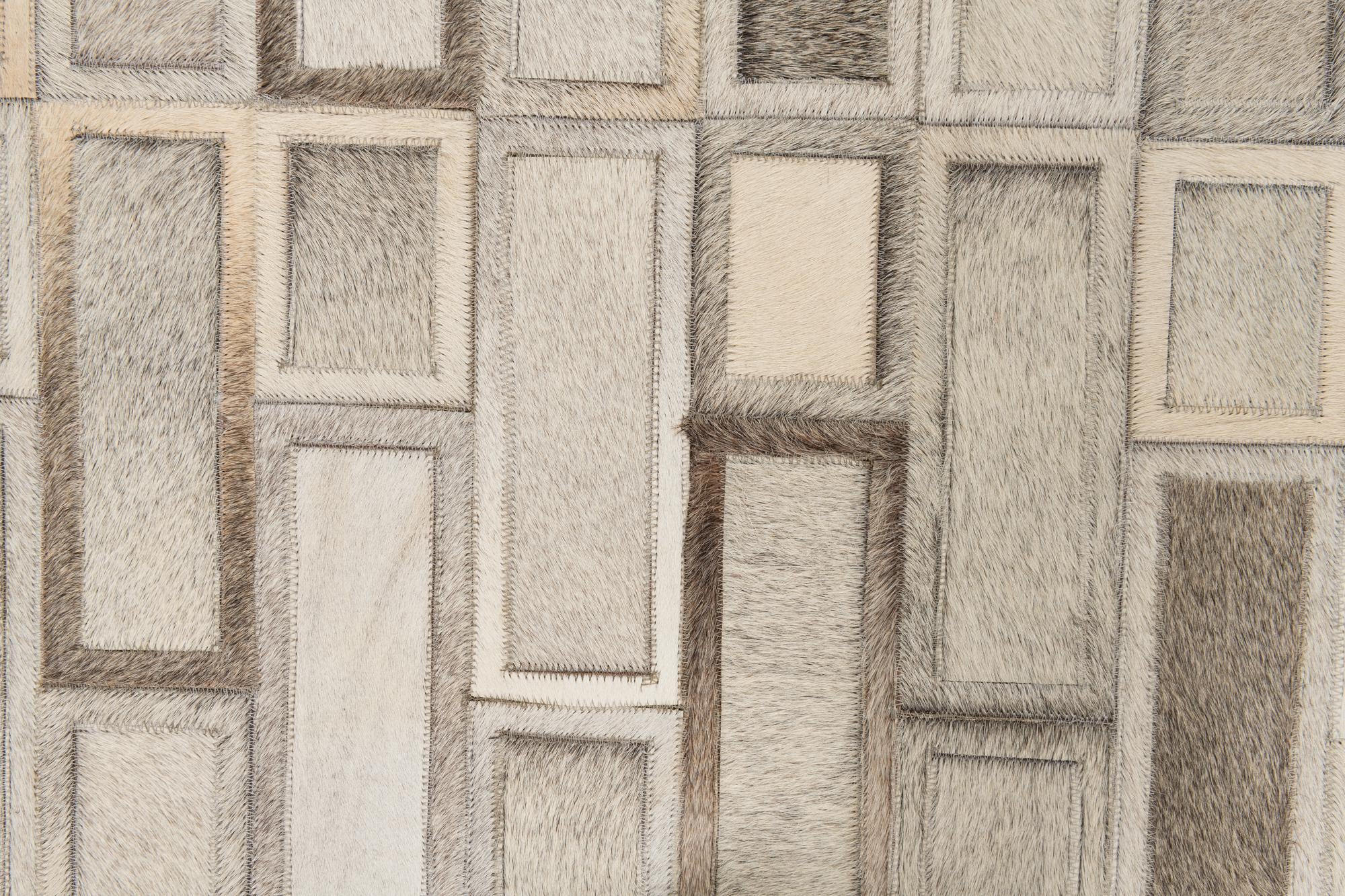 120cm x 185cm Cowhide Leather Alfombra