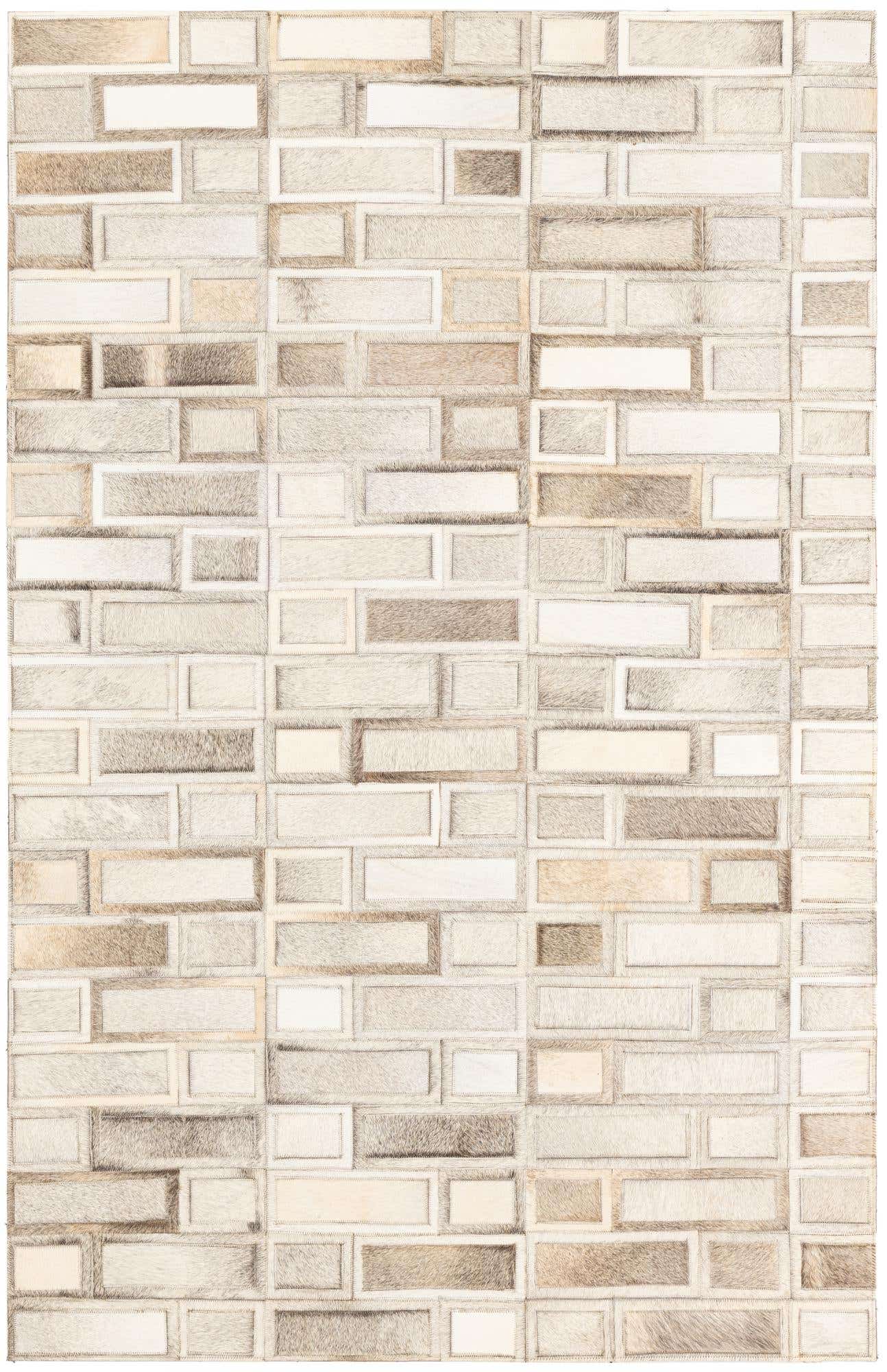 120cm x 185cm Cowhide Leather Alfombra