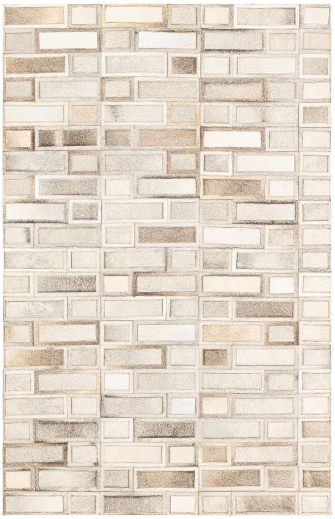 120cm x 185cm Cowhide Leather Alfombra