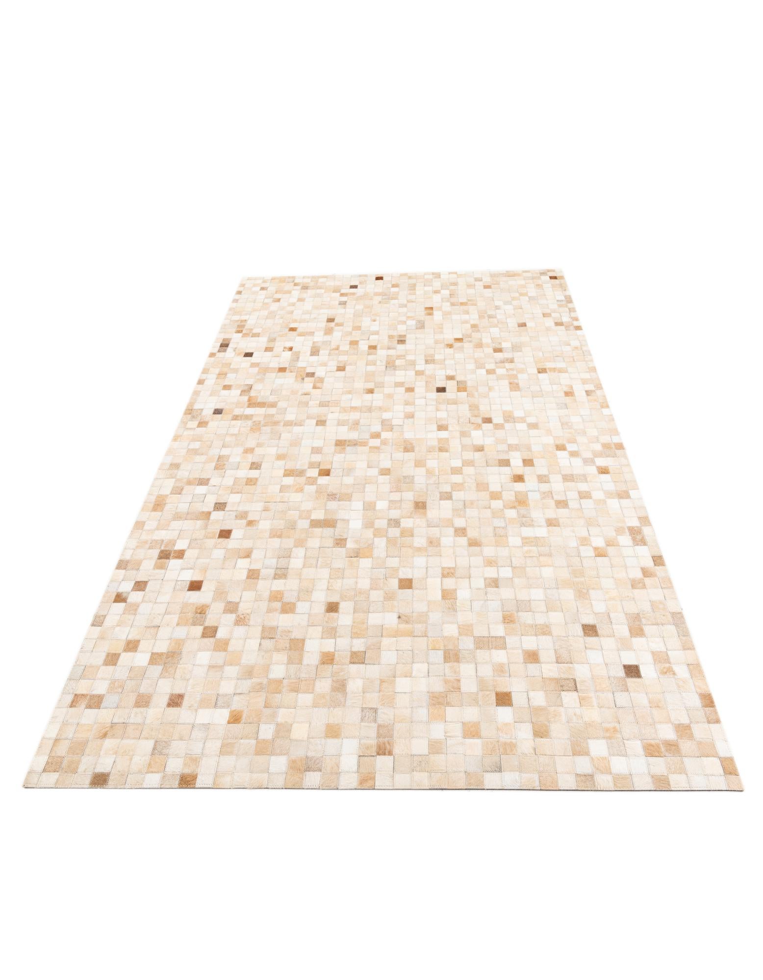 5' x 8' Cowhide Leather Rug