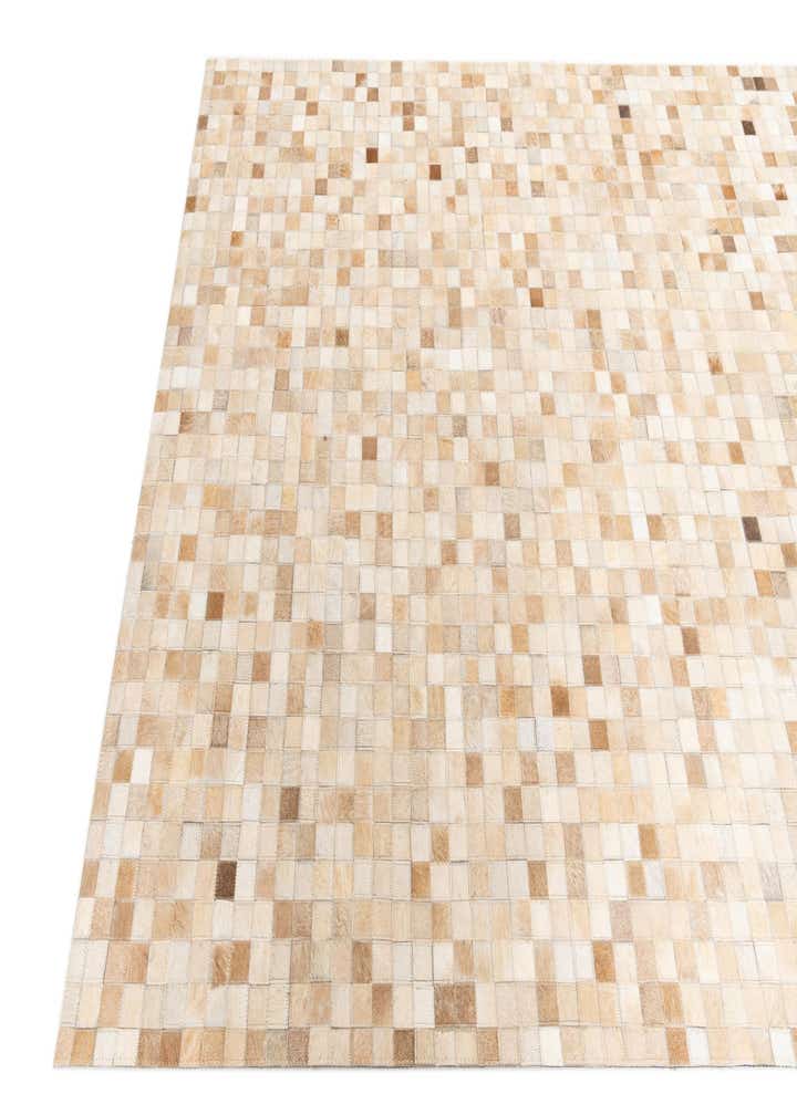 5' x 8' Cowhide Leather Rug