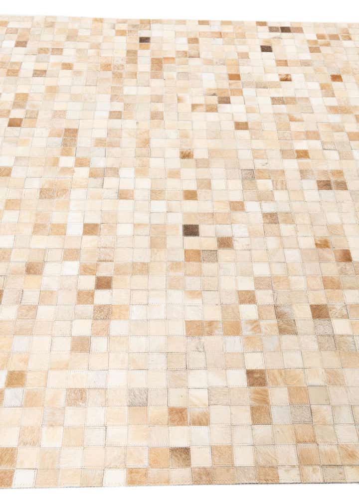 5' x 8' Cowhide Leather Rug