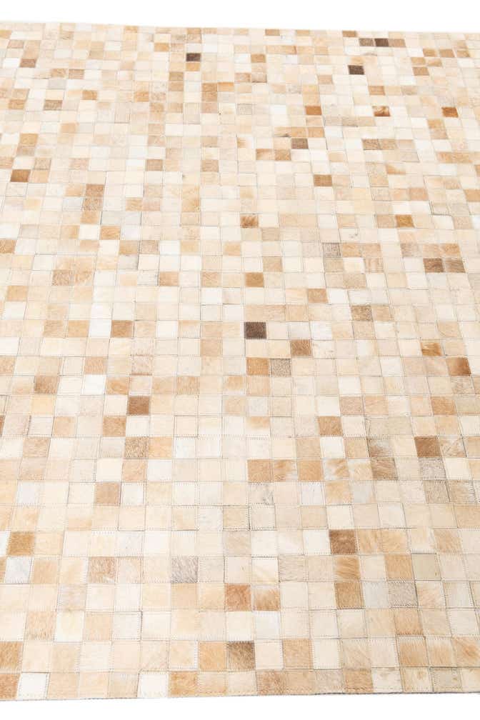 5' x 8' Cowhide Leather Rug