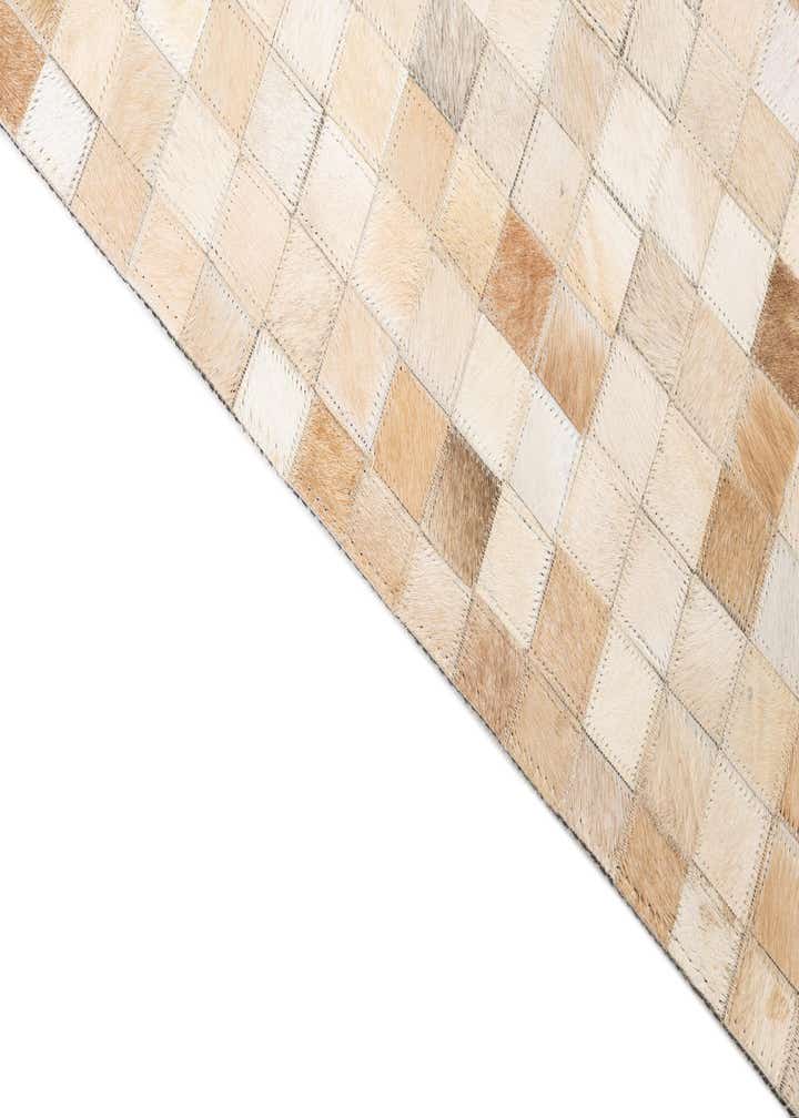 5' x 8' Cowhide Leather Rug