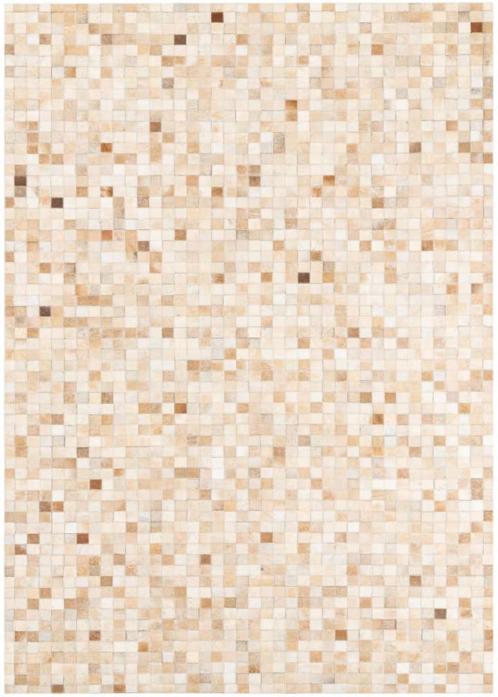 5' x 8' Cowhide Leather Rug