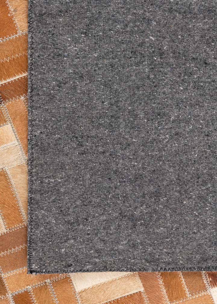5' x 7' 10 Cowhide Leather Rug