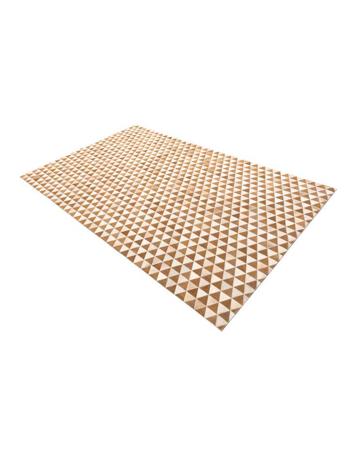 5' x 8' Cowhide Leather Rug