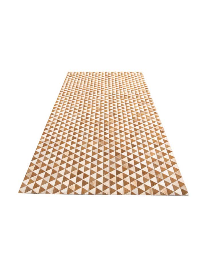 5' x 8' Cowhide Leather Rug