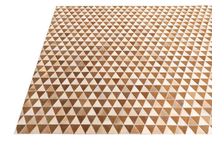 5' x 8' Cowhide Leather Rug