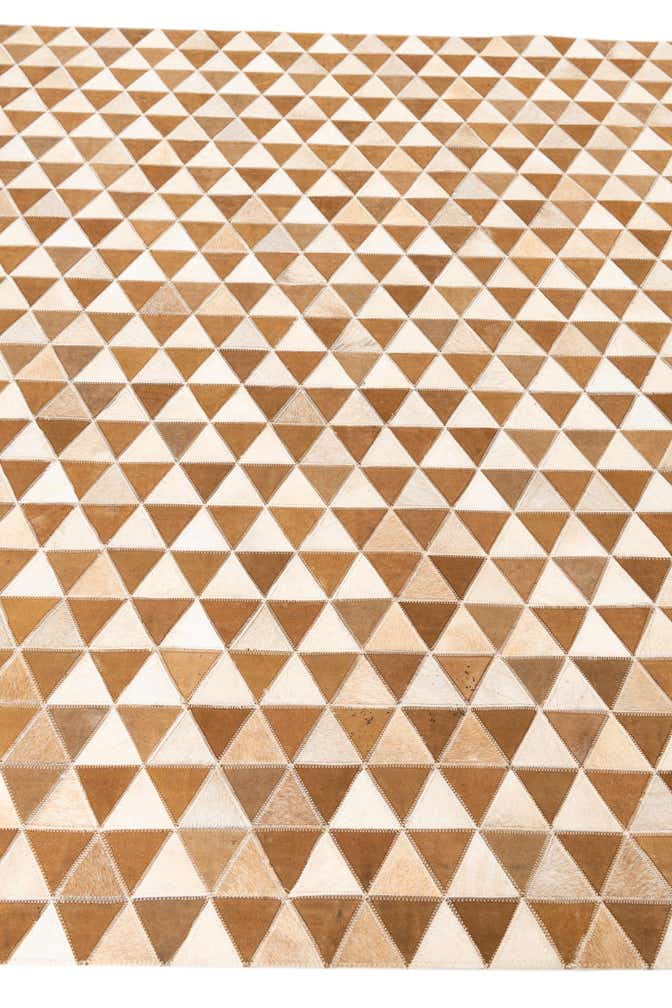 5' x 8' Cowhide Leather Rug