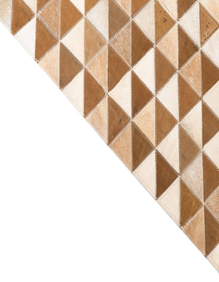 Detail image of 5' x 8' Cowhide Leather Rug