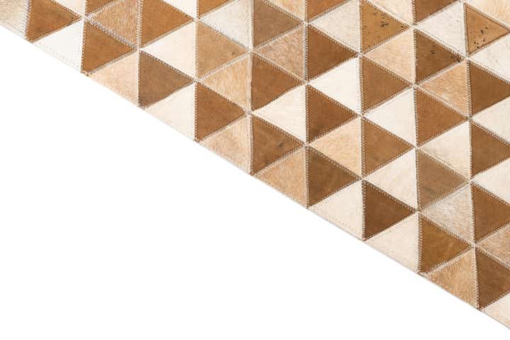 5' x 8' Cowhide Leather Rug