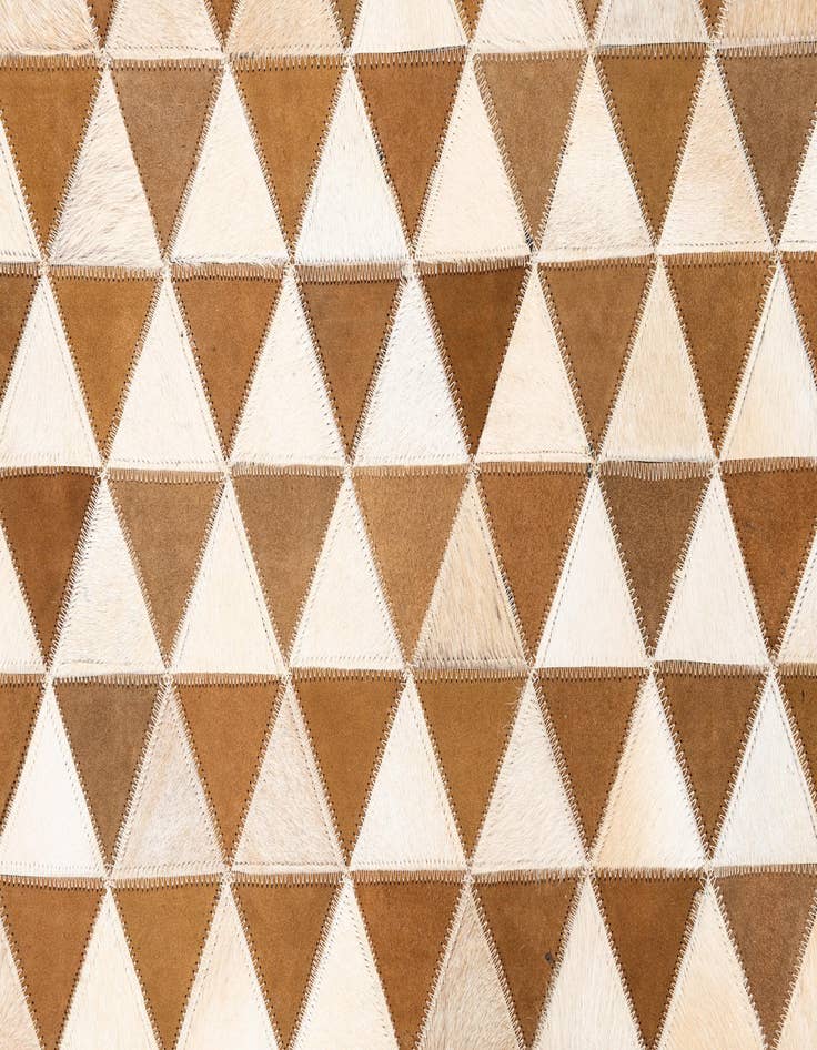 Detail image of 5' x 8' Cowhide Leather Rug
