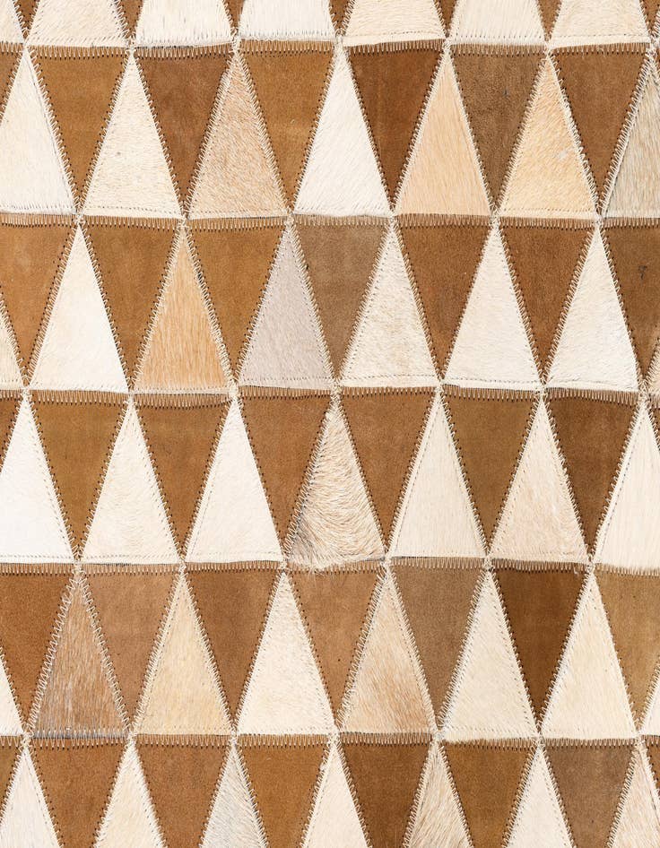 Detail image of 5' x 8' Cowhide Leather Rug