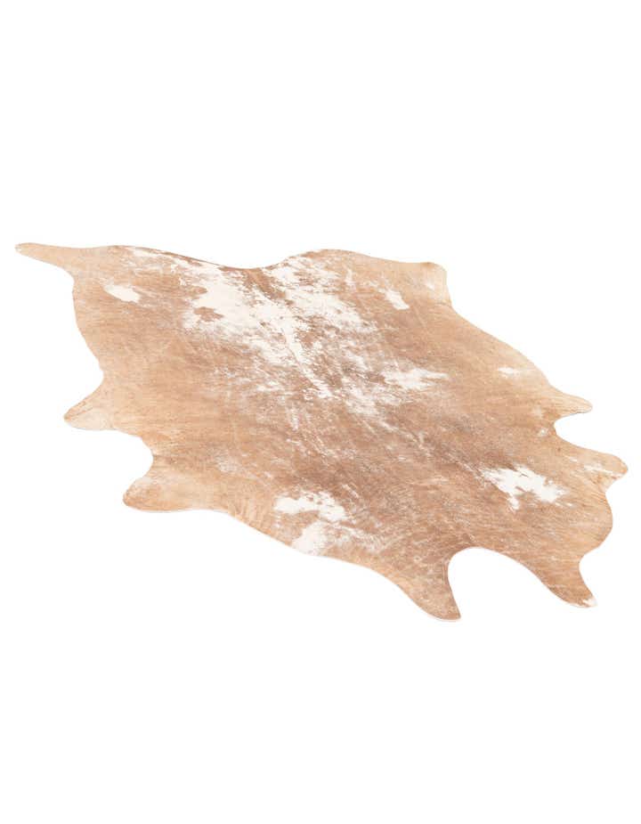 5' 5 x 6' 4 Cowhide Leather Rug