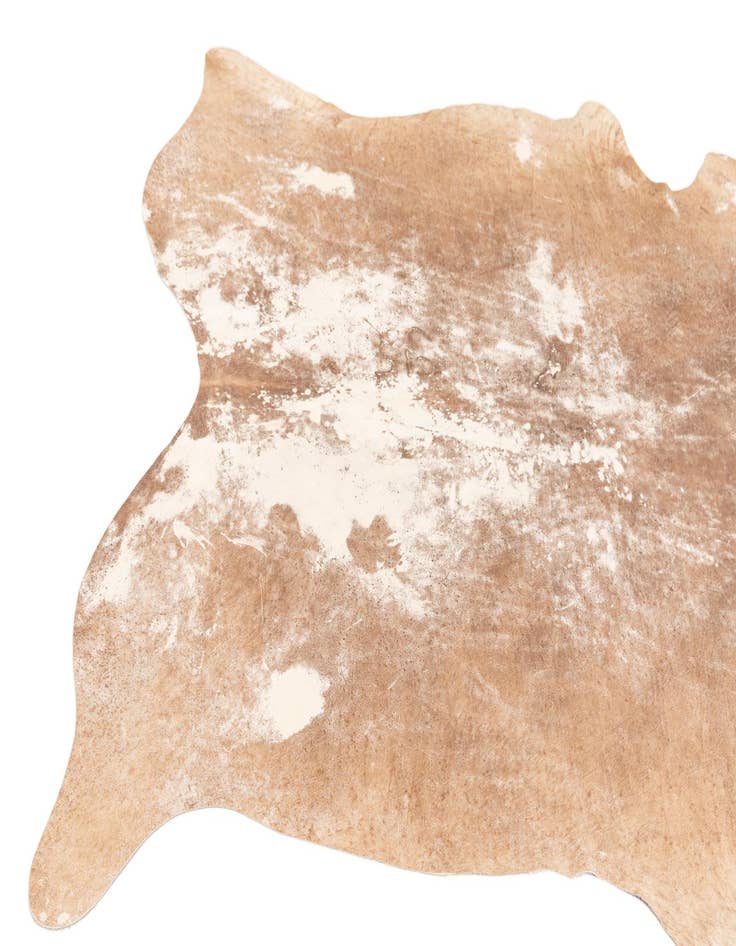 Detail image of 5' 5 x 6' 4 Cowhide Leather Rug