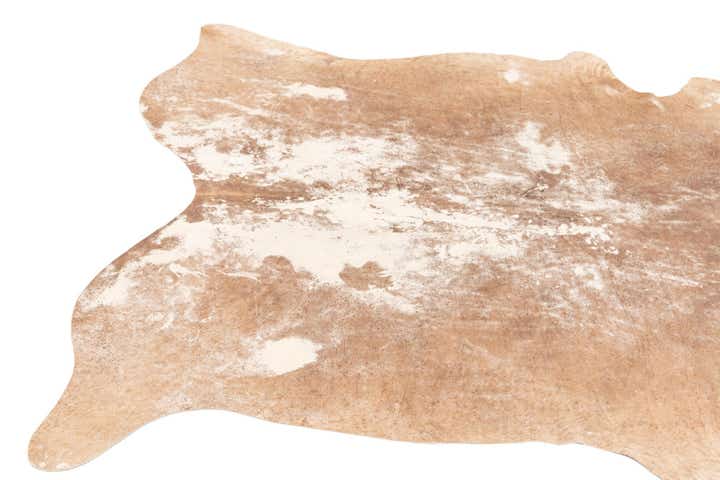 5' 5 x 6' 4 Cowhide Leather Rug