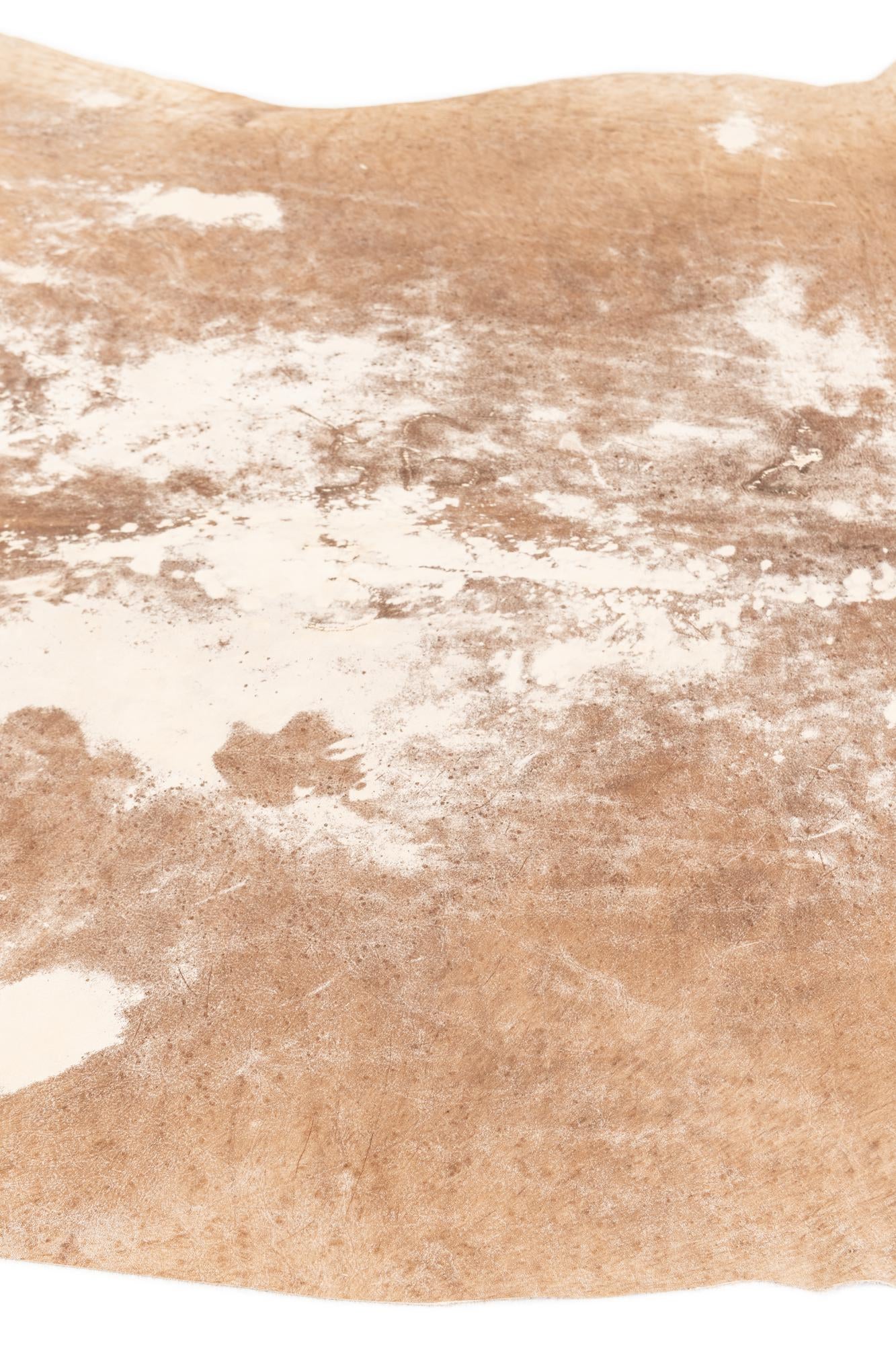 5' 5 x 6' 4 Cowhide Leather Rug